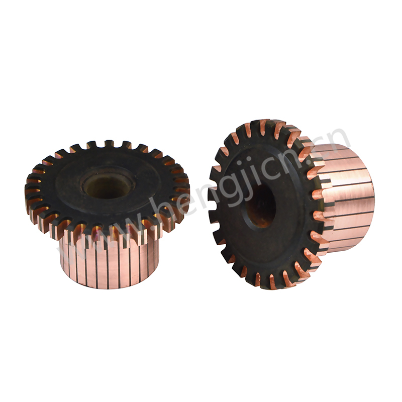 Automotive motor commutator