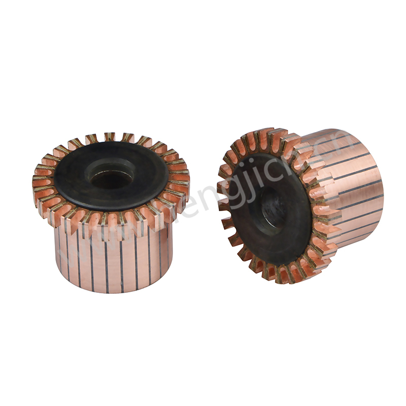 Automotive motor commutator